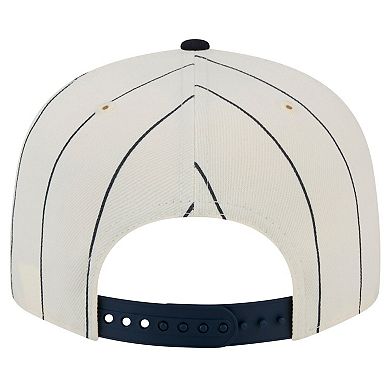 Men's New Era White California Angels Jersey Pinstripe 9FIFTY Snapback Hat