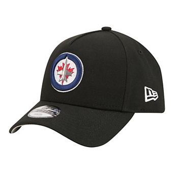 Youth New Era Black Winnipeg Jets 9FORTY A-Frame Adjustable Hat