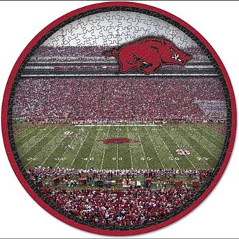 WinCraft Arkansas Razorbacks Round 500 pc Puzzle