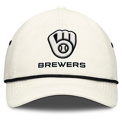 Men's Nike Stone Milwaukee Brewers Club Adjustable Hat