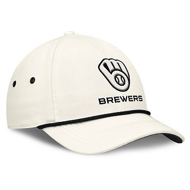 Men's Nike Stone Milwaukee Brewers Club Adjustable Hat