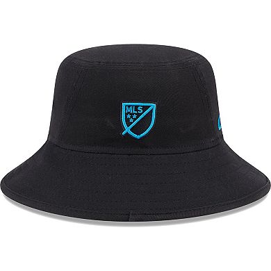 Men's New Era Black Charlotte FC Kick Off Bucket Hat