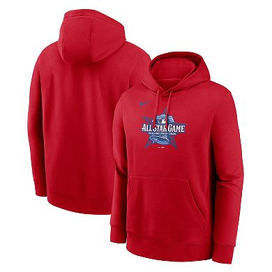 Men's Nike Red 2026 MLB All-Star Game Logo Club Pullover Hoodie