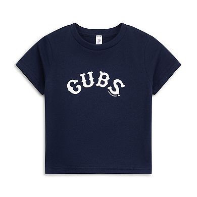 Toddler Soft as a Grape Heather Gray/Heather Gray Chicago Cubs Cooperstown Collection Two-Pack T-Shirt Set