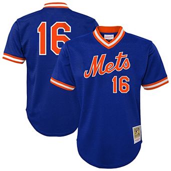 Youth Mitchell & Ness Dwight Gooden Royal New York Mets Mesh Batting Practice Jersey
