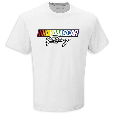 Men's Checkered Flag Sports White NASCAR Racing T-Shirt