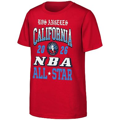 Youth Outerstuff Red 2026 NBA All-Star Game Hometown T-Shirt