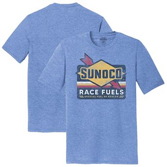 Men's NASCAR Heather Blue Sunoco Tri-Blend T-Shirt