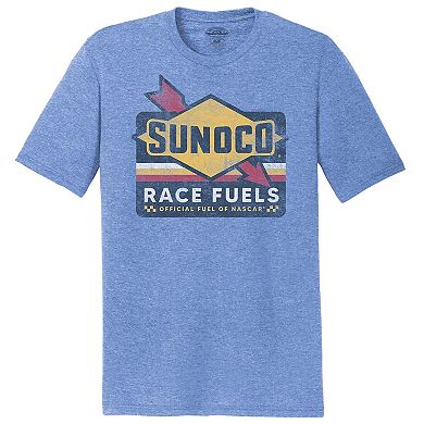 Men's NASCAR Heather Blue Sunoco Tri-Blend T-Shirt