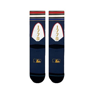 Unisex Stance MLB 2024 4th of July FreshTek Crew Socks