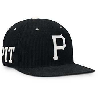 Men's Nike Black Pittsburgh Pirates Pro Corduroy Structured Snapback Hat