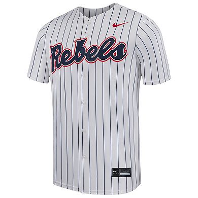 Men's Nike White Ole Miss Rebels Limited Baseball Jersey