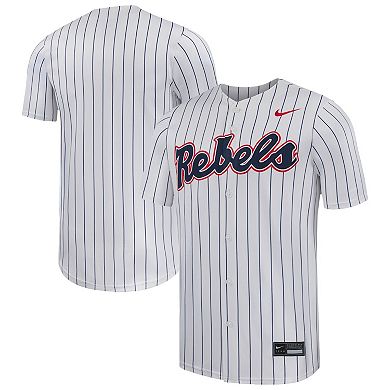 Men's Nike White Ole Miss Rebels Limited Baseball Jersey