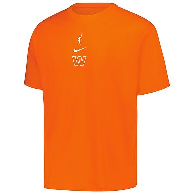 Unisex Nike Orange WNBA Logowoman Premium Essential T-Shirt