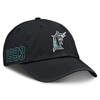 Men's Nike Black Florida Marlins Cooperstown Club Adjustable Hat