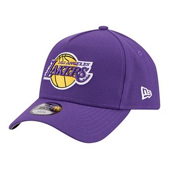 Youth New Era Purple Los Angeles Lakers 9FORTY A-Frame Adjustable Hat