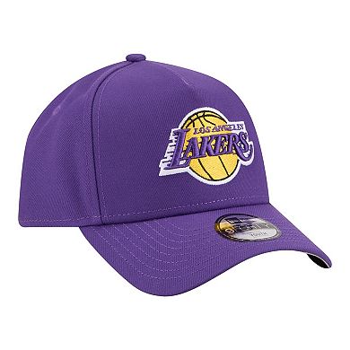 Youth New Era Purple Los Angeles Lakers 9FORTY A-Frame Adjustable Hat