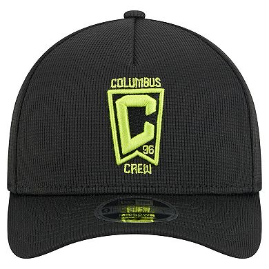 Men's New Era Black Columbus Crew 2025 Jersey Hook 9FORTY M-Crown Adjustable Hat