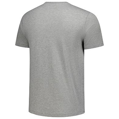Men's Starter Heather Gray NASCAR Daytona 500 Prime Time T-Shirt