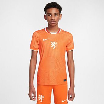 Youth Nike Orange Netherlands Women's National Team 2025/26 Home Replica Jersey