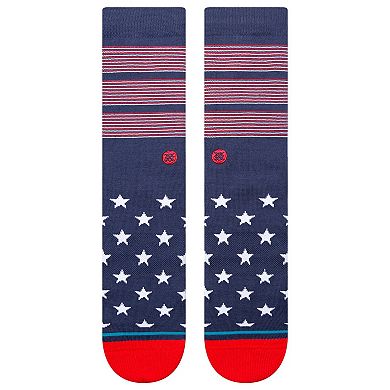 Men's Stance Navy MLB Bars USA Crew Socks