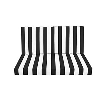 Outdoor Loveseat Cushion Set, 48 x 24, WaterProof, Fade Resistant, Couch love seat cushion