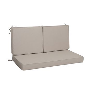 Outdoor Loveseat Cushion Set, 48 x 24, WaterProof, Fade Resistant, Couch love seat cushion