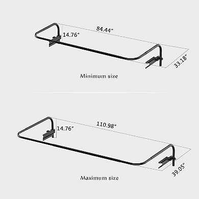 Hot Tub Cover Lifter, Adjustable Side Mount Lifting System, Fits Most Hot Tubs Up to 110" Width