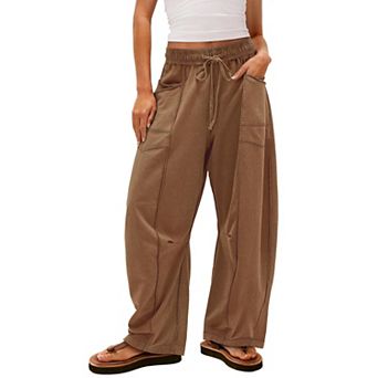 Women's Casual Lounge Pants Wide Leg Sweatpants with Pockets