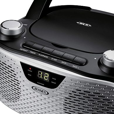 Jensen CD485 Portable Stereo CD Player with AM/FM Radio