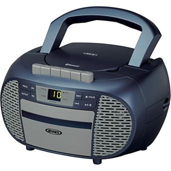 Jensen CD550BT Portable Bluetooth CD Stereo System with AM/FM Radio