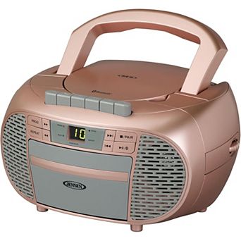 Jensen CD550BT Portable Bluetooth CD Stereo System with AM/FM Radio