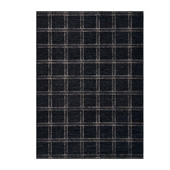 Contemporary Area Rug Non Slip Foldable Low Pile Ultra Thin Pet Friendly Floor Cover for Bedroom