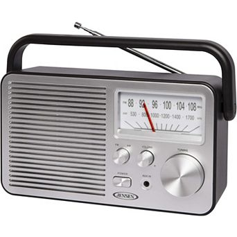 Jensen MR750 Portable AM/FM Radio with Collapsible Handle