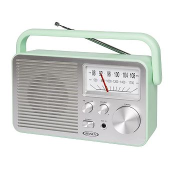 Jensen MR750 Portable AM/FM Radio with Collapsible Handle