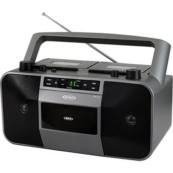 Jensen MCR-1500 Portable CD Cassette AM/FM Music System