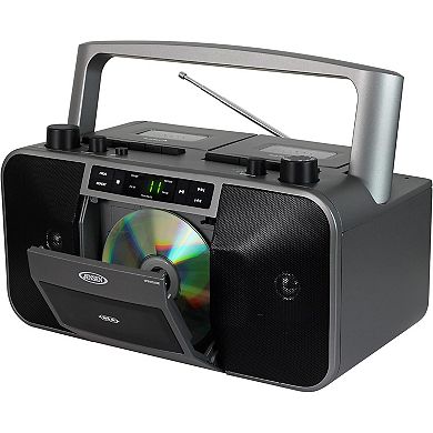 Jensen MCR-1500 Portable CD Cassette AM/FM Music System