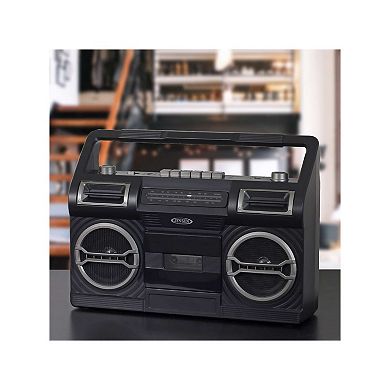 Jensen MCR-500 Portable AM/FM Radio & Cassette Player