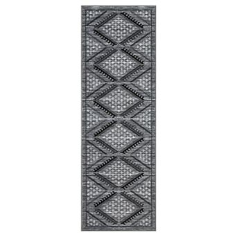 Boho Area Rug Non Slip Vacuum Clean Ultra Thin Stain Resistant Carpet for Bedroom Kitchen Hallway