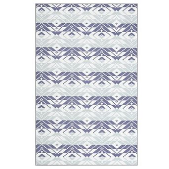 Contemporary Area Rug Machine Washable Low Pile Pet Friendly Ultra Thin Carpet for Kid's Room