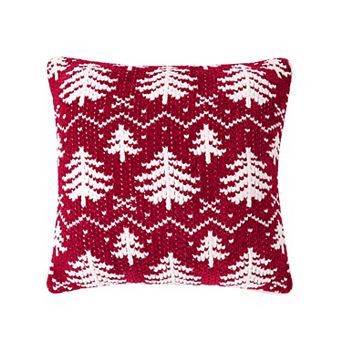 St. Nicholas Square® Chenille Knit Tree Decorative Throw Pillow