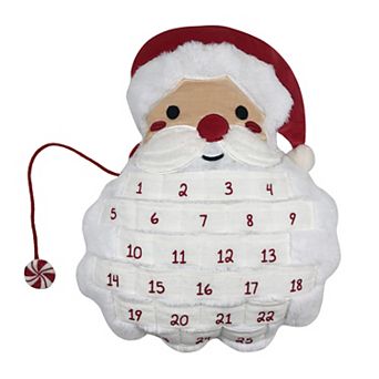 St. Nicholas Square® Santa Christmas Countdown Decorative Pillow