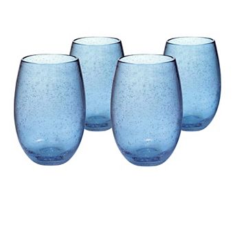 Artland Stemless Bubble Glass 4 pc Set