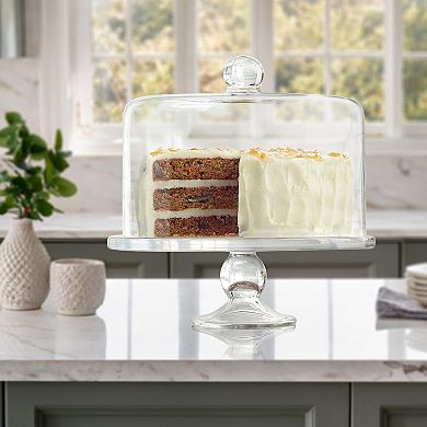 Artland Simplicity Straight Sided Dome Cake Stand