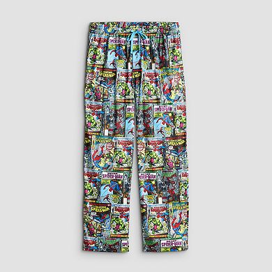 Men's Marvel Spider-Man & Green Goblin Battle Comic Cover Pajama Pants