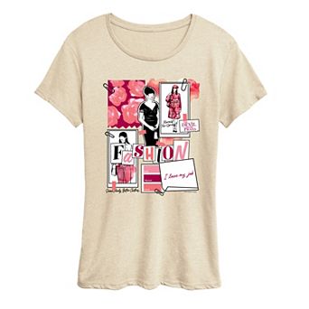 Women's The Devil Wears Prada Fashion Sketchbook Graphic Tee