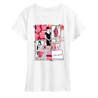 Women's The Devil Wears Prada Fashion Sketchbook Graphic Tee