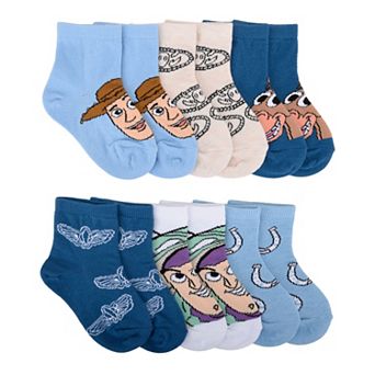 Toddler Boys 6-Pack Themed Socks