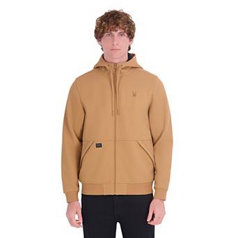 Men's Spyder Mini Waffle Bonded Fleece Full Zip Hoodie