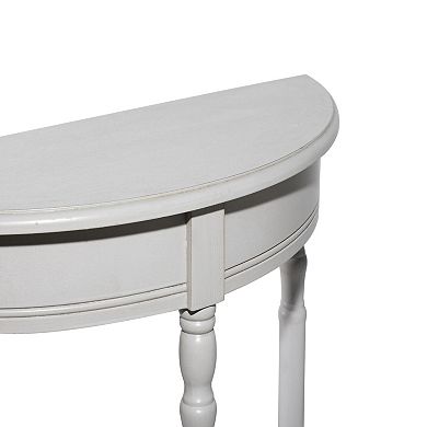 Stella & Eve Half Moon Wood Console Table